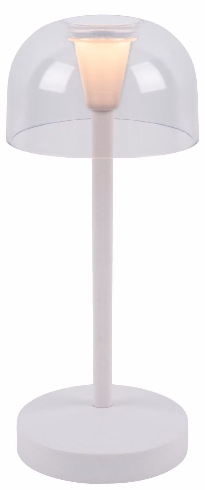 MÜLLER-LICHT Lampada da tavolo ricaricabile a LED 27700204, dimmerabile, 2500K, bianco caldo, bianco