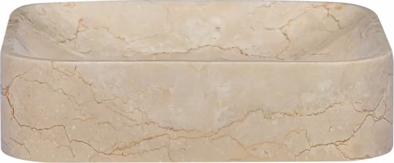 Lavandino Crema 40x40x10 cm in Marmo