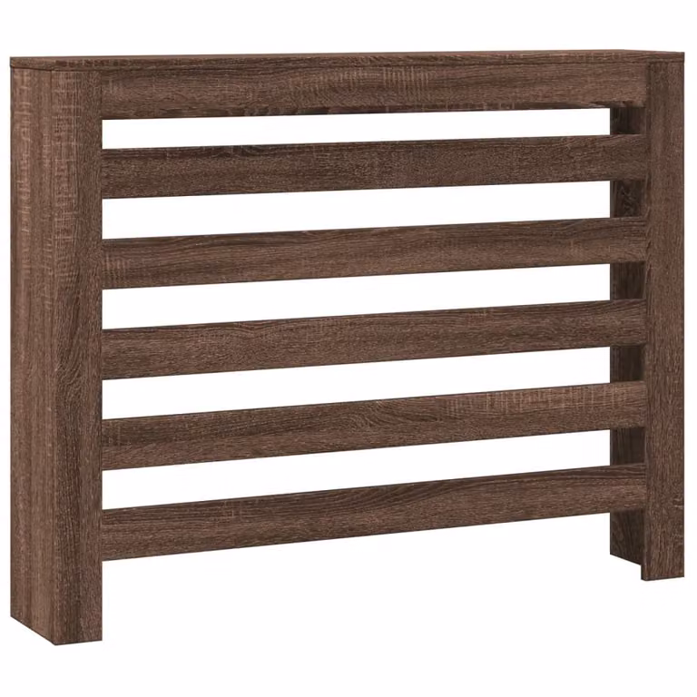 Copertura Termosifone Rovere Marrone 104x20x82cm in Multistrato