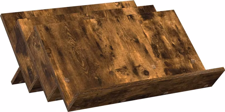 Scaffale per riviste Rovere fumé 65 x 53 x 28,5 cm