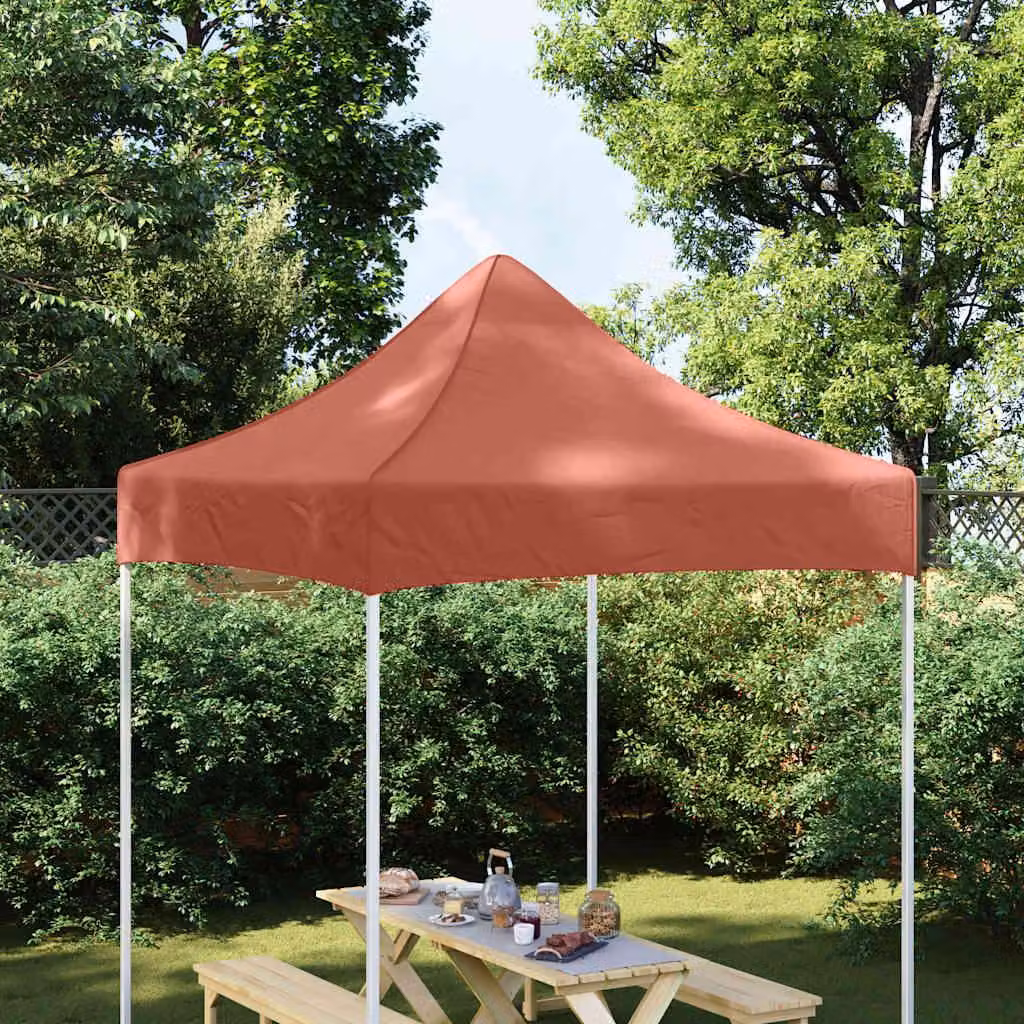 Maison Exclusive - Telo per tendone da festa 2x2 m, rosso terracotta, 270 g/m²