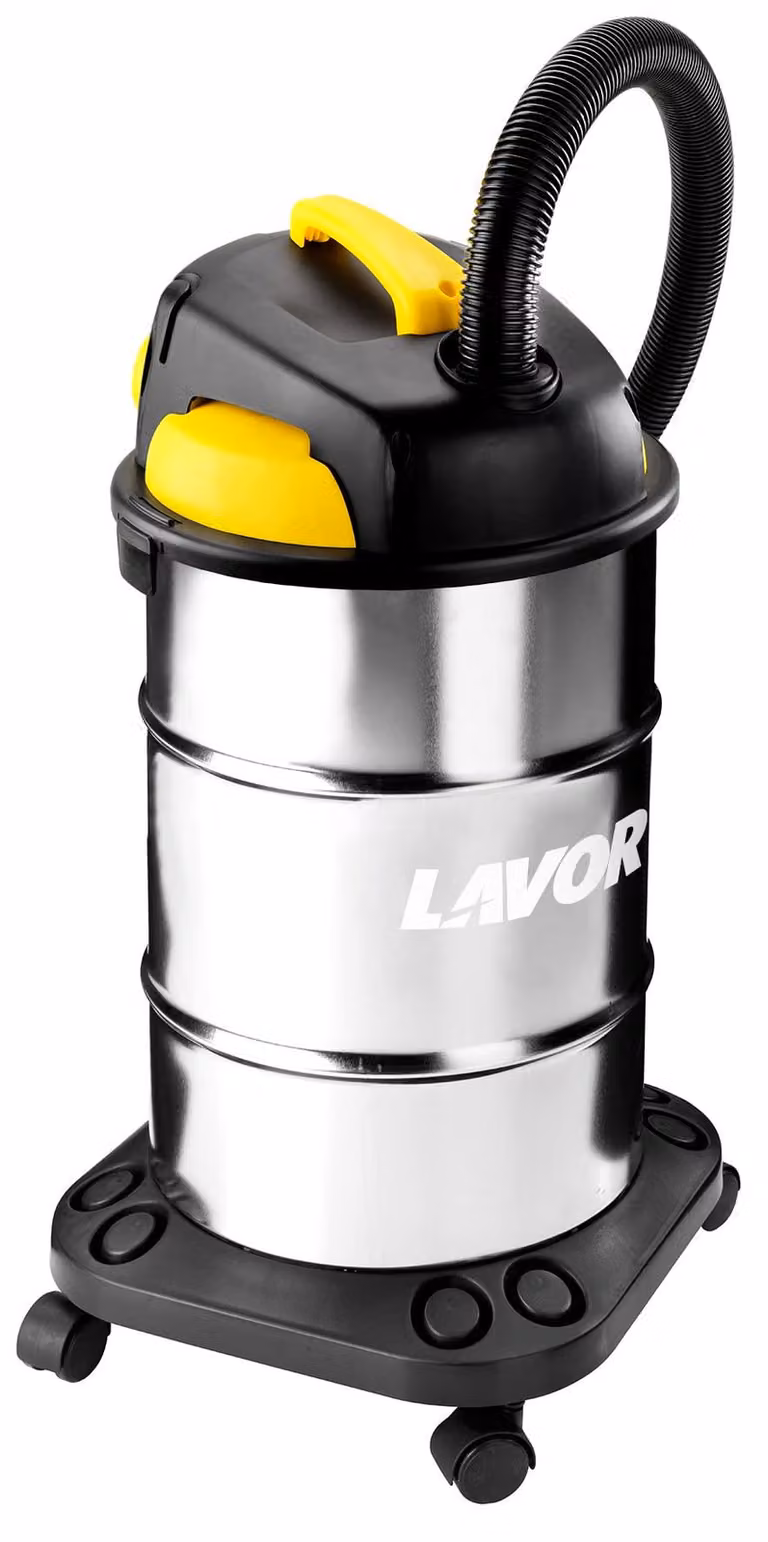 Aspirapolvere per caldaie, aspiraliquidi e aspiratutto - Serbatoio da 30 litri - Potenza di 1200 watt - Metallo
