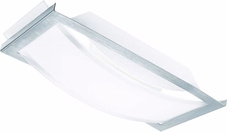 Ledvance LED Plafoniera in vetro Lunive ARC argento 8W = 40W 330lm bianco caldo 3000K