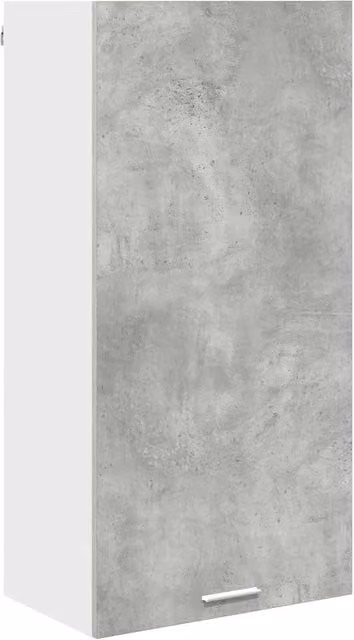 Armadio pensile da cucina moderno grande spazio di archiviazione 50 x 31 x 100 cm in legno ingegnerizzato grigio 02_0053388