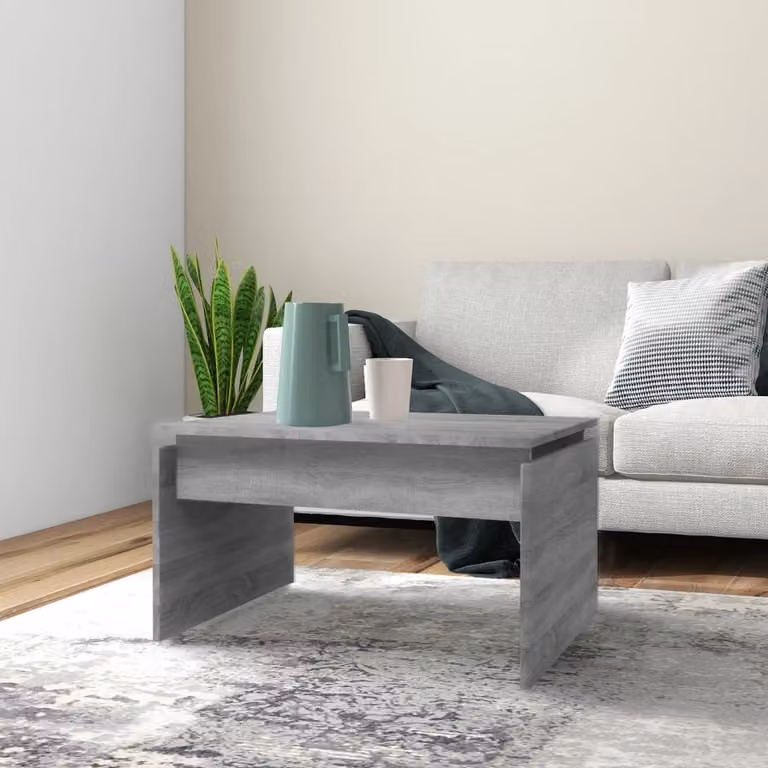 Maison Exclusive - Tavolino grigio Sonoma 68x50x38 cm Materiale ligneo