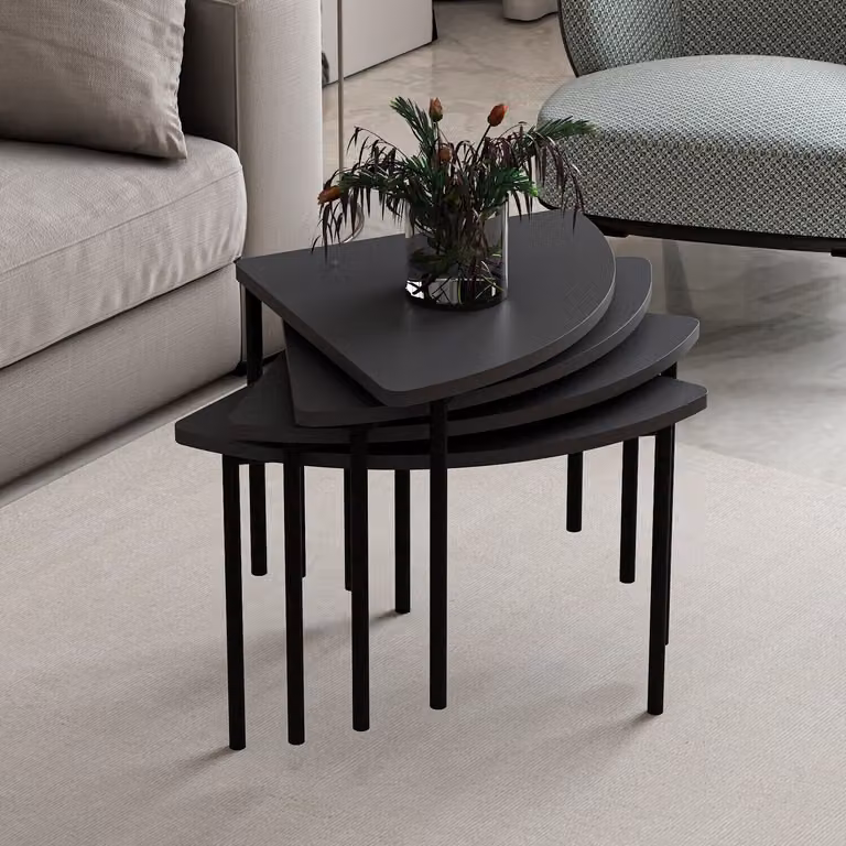 Skye Decor, Emma - 8919, tavolino, antracite, 100 % PANNELLI DI PARTICELLE RIVESTITI IN MELAMMINA, 90 x 42 x 42 cm