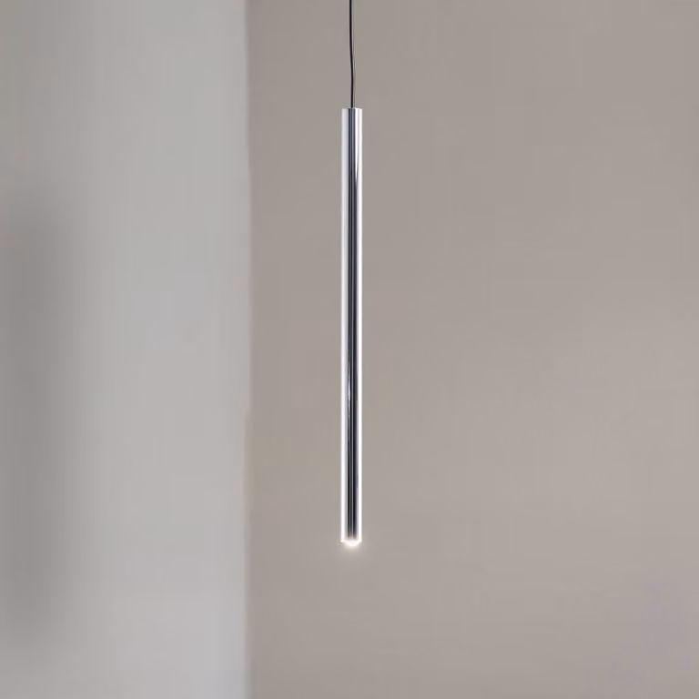 Lampada a sospensione Sopel Lux SIGMA, dimmerabile, Alluminio / Grigio / Zincato, Soggiorno / Sala da pranzo, Metallo, Moderno, Lampada a sospensione