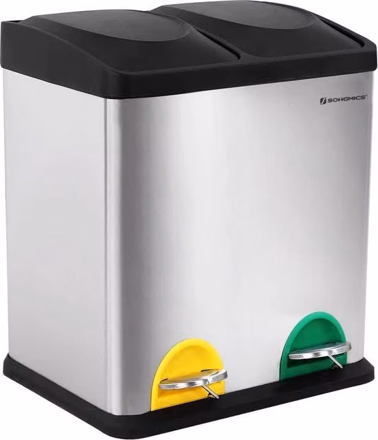 Contenitore per Rifiuti Differenziato 30L - Dimensioni 39,5 x 46,5 x 30,5 cm