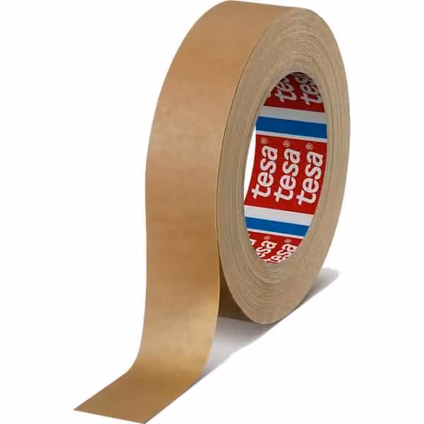 tesakrepp 4309 Nastro di copertura in carta resistente alle alte temperature, 50 m x 75 mm, marrone