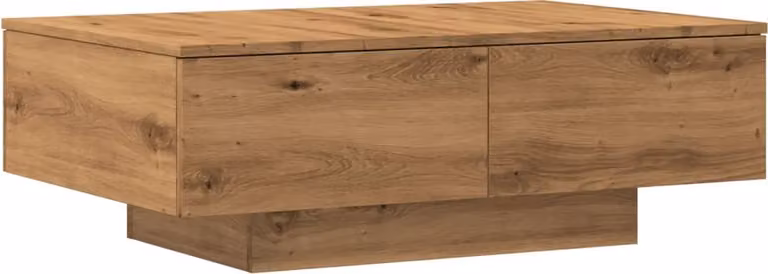 Tavolino da Salotto Rovere Artigianale 90x60x31 cm Truciolato
