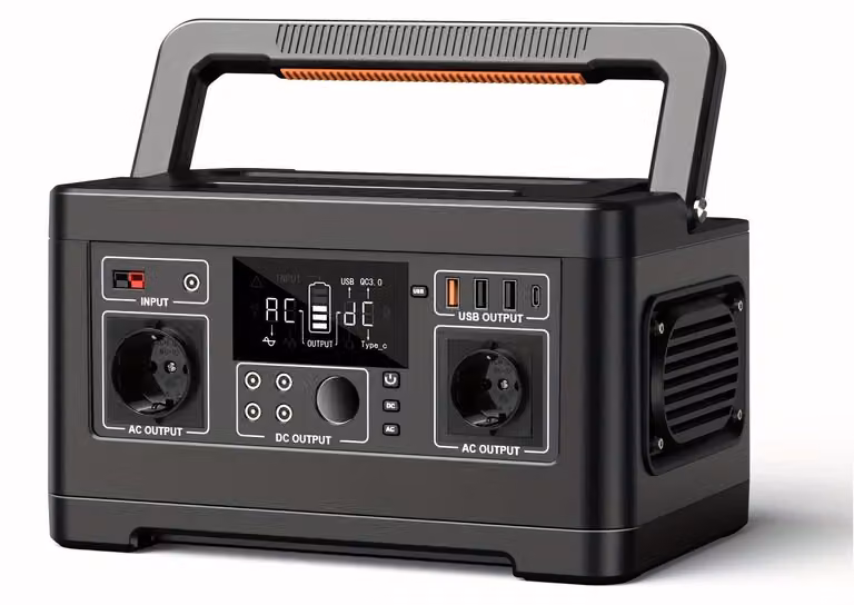 Centralina portatile – 500W – 520Wh – Alimentazione di emergenza – Power bank con batteria al litio e uscita AC