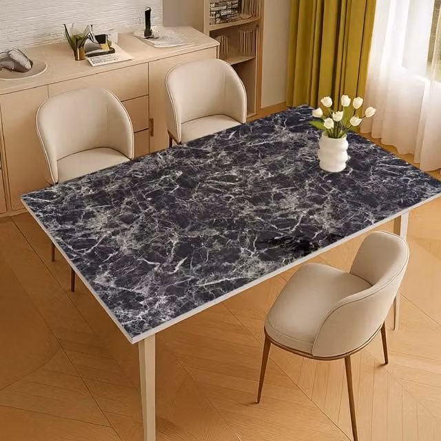 Copritavolo Stampato In Pvc Alto 1.2 Mm Pellicola Protettiva Cover Proteggi Tavolo Tovaglia Protezione Mollettone Spesso Antimacchia Urti Olio Graffi Impermeabile Dis12 - 100x2000Cm