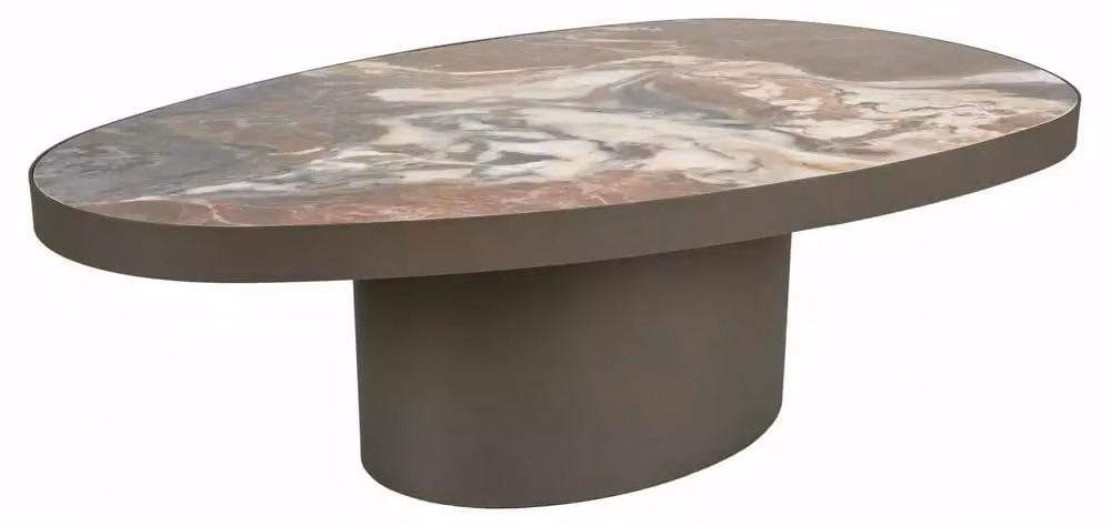 FURNLUX Tavolino Gusto A, colore marrone, 118 cm / Colore principale: / Dimensioni:
