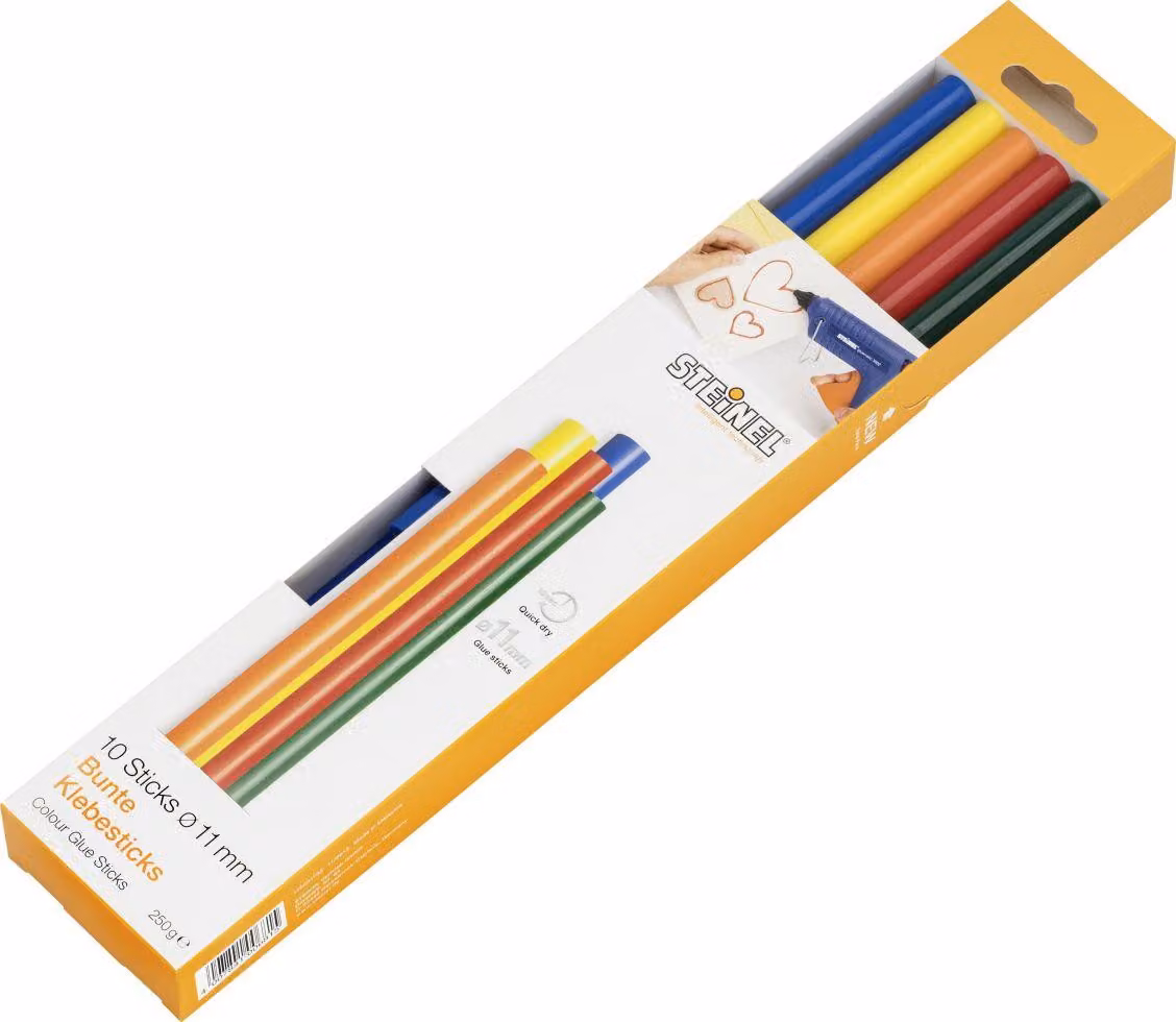 Stick di colla colorata Steinel Ø 11 mm Colore Confezione da 10 pezzi