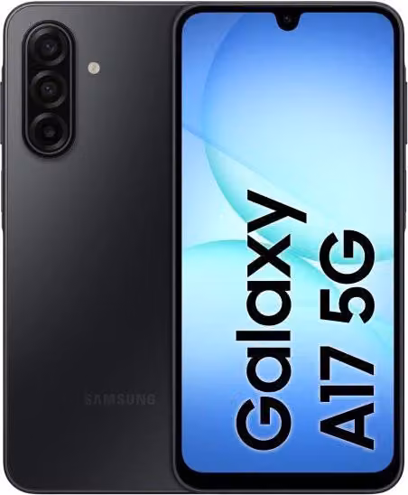 Samsung galaxy a17 5g, android 15, display samoled 6.7", 8gb ram, 256gb, batteria 5.000 mah, resistenza ip54, memoria espandibile fino a 2tb, black - SAA175GN-256