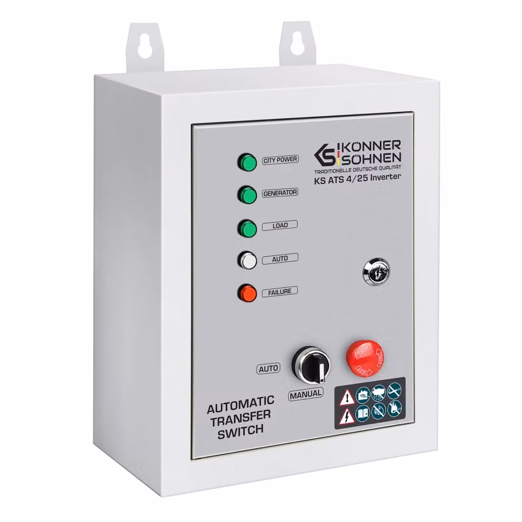 Interruttore di Trasferimento Automatico Könner & Söhnen KS ATS 4/25 Inverter Bianco – 2