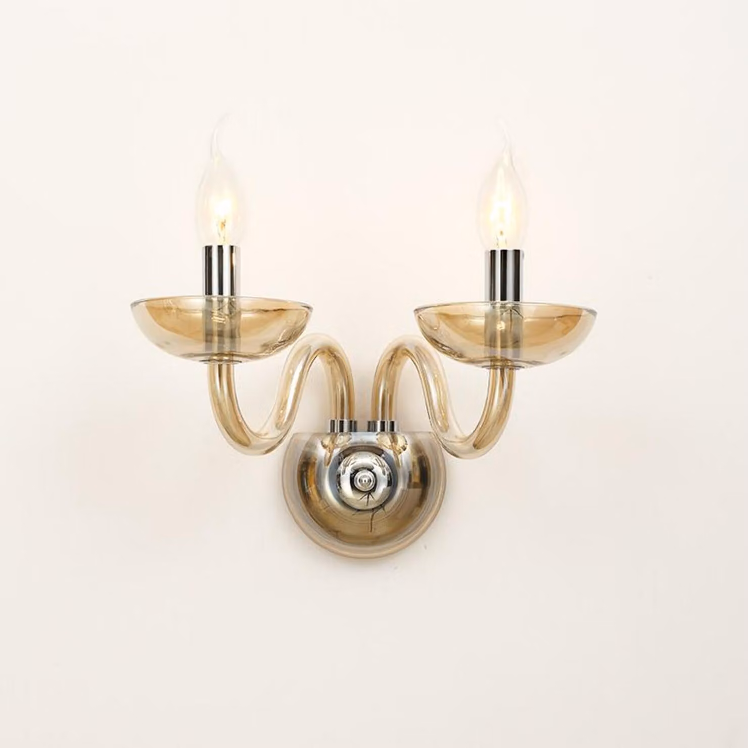 Applique ACA Lighting Crystal BLK82182WCNC
