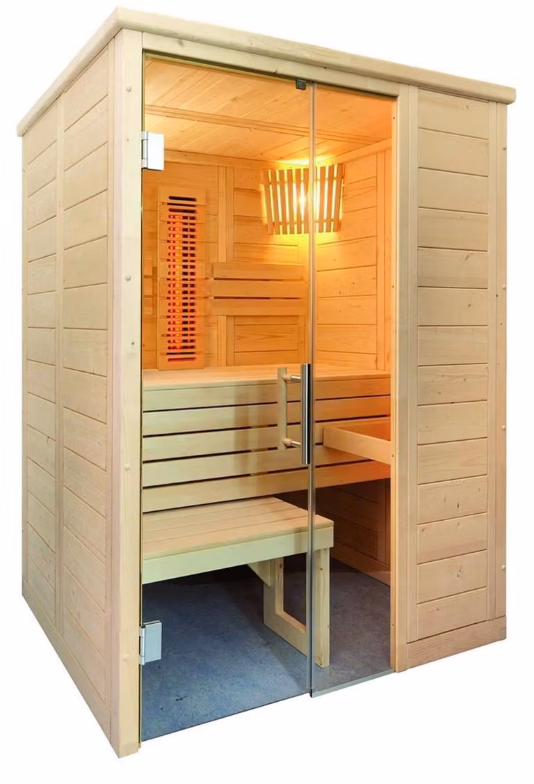 Cabina sauna Alaska Mini Infra+ 160 x 110 x 204 cm