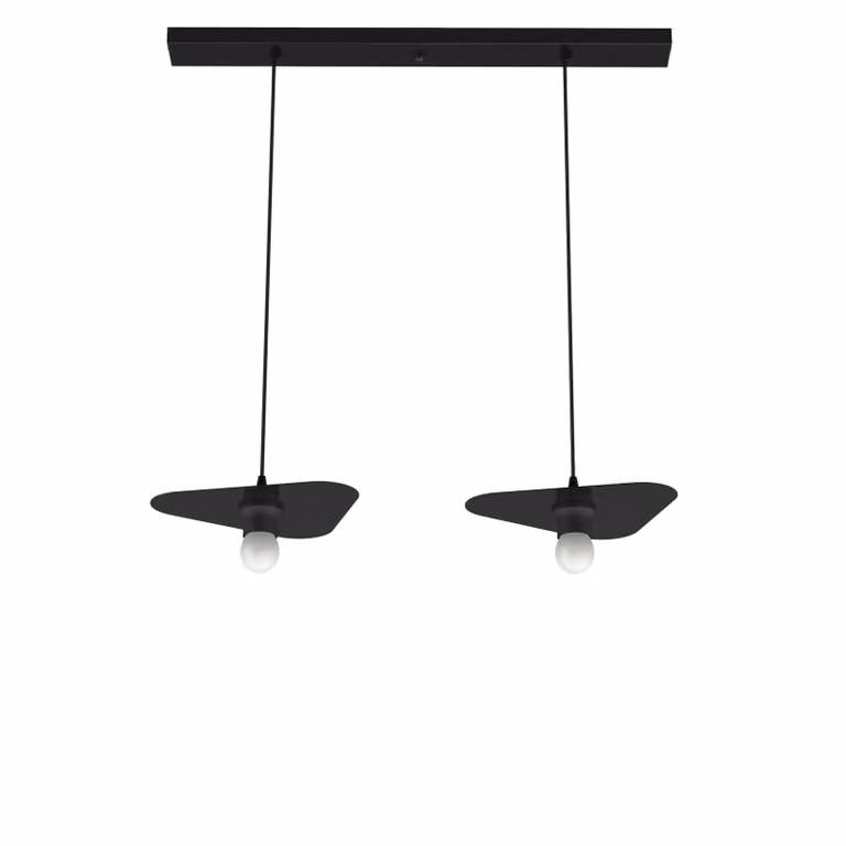 Lampada A Sospensione Cloud Lineare A 2 Luci, Monocolore Lucida