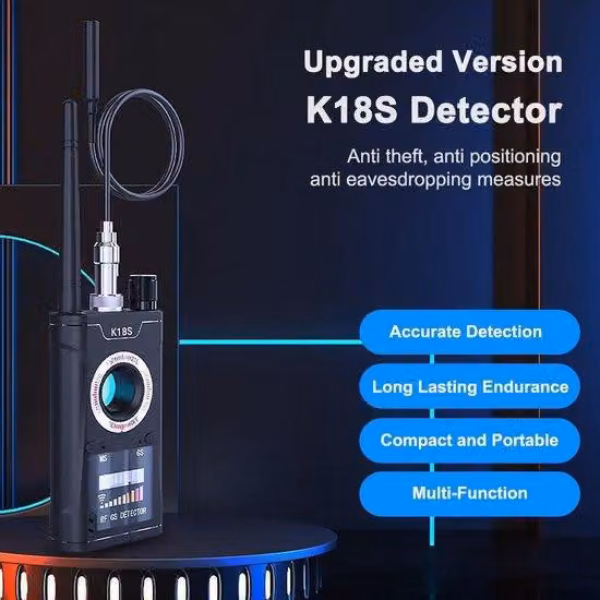 Scansione con telecamera a infrarossi per localizzatori GPS e microspie