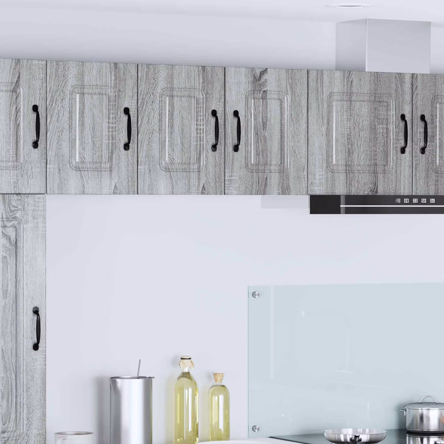 vidaXL Pannello per lavastoviglie Kalmar Grigio Sonoma, L: 30 cm, P: 31 cm, H: 40 cm