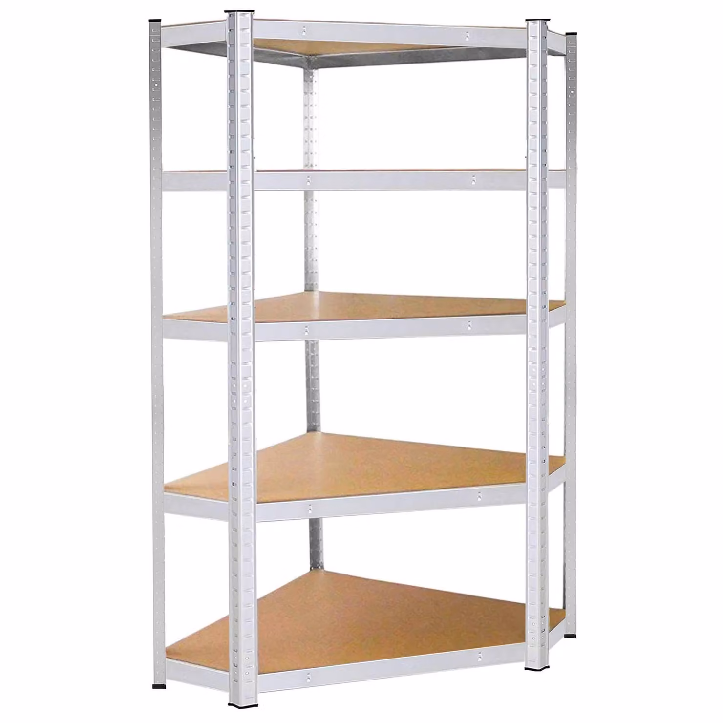 Springos® Scaffale per cantine Scaffale ad angolo 124 x 180 x 90 cm 5 ripiani