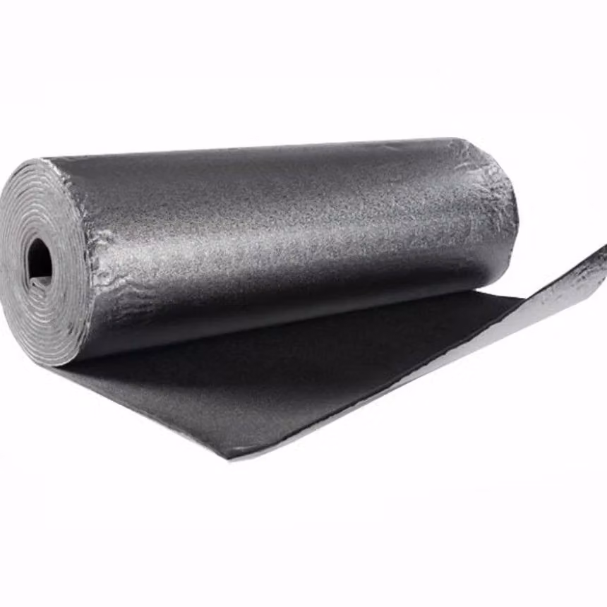 Rotolo Termoisolante Geko in Poliuretano Espanso Autoestinguente con Foglio di Alluminio Bucciato Spessore: 9 mm, Larghezza: 100 cm, Lunghezza: 10 m, Colore: Arancione – 2