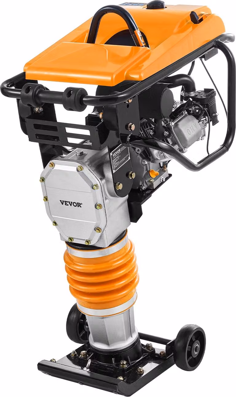 6.5hp 196cc vibrocostipatore trencher costipatore del terreno