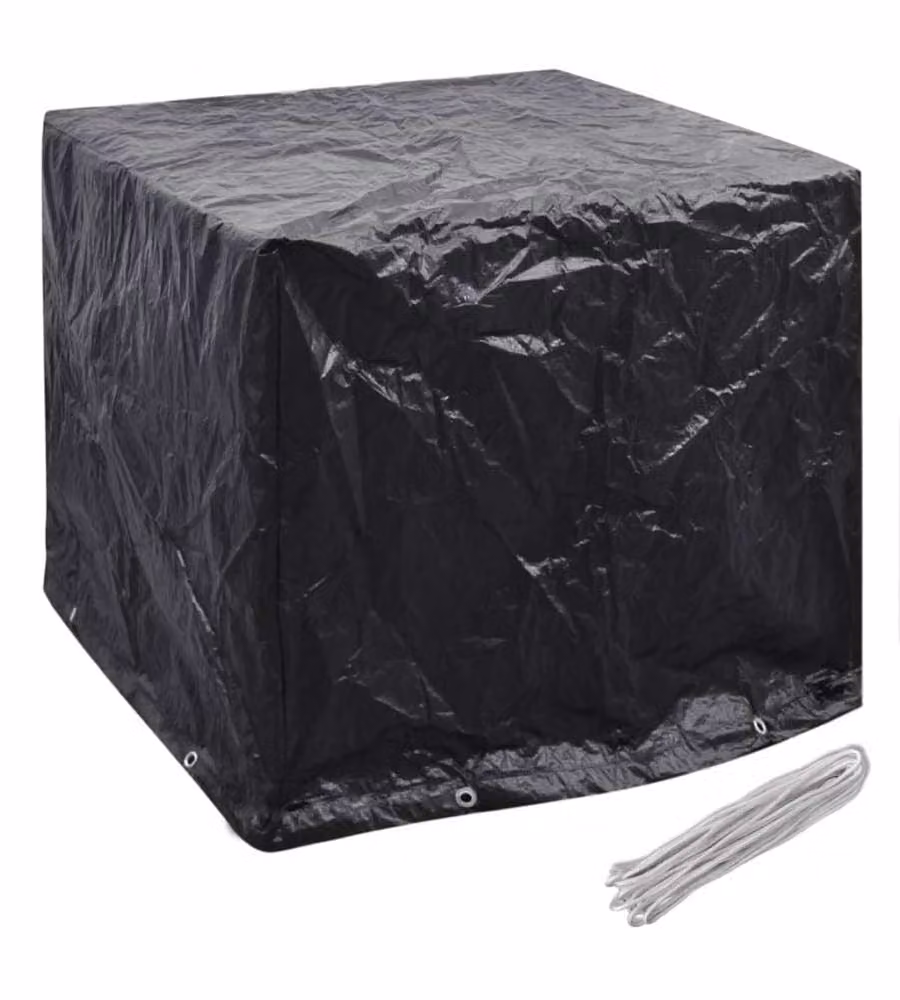 Coperture Serbatoi Giardino 2 pz 8 Occhielli 116x100x120 cm