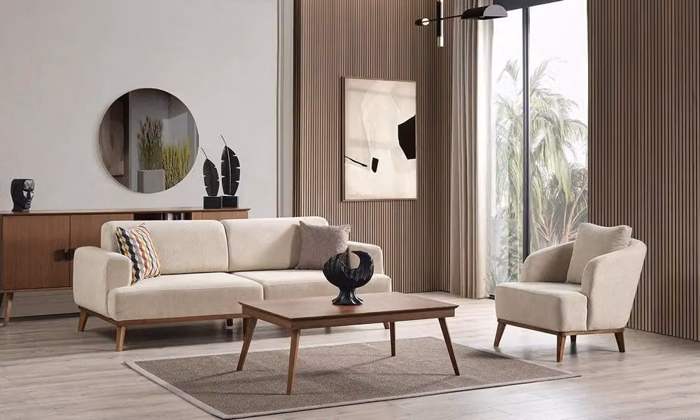 Luxus Sofagarnitur Komplettes Sofaset Garnitur Kombination 3+1 Sofa Couch