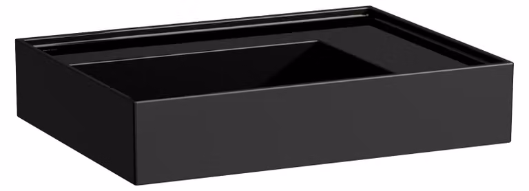 LAUFEN Kartell lavabo à poser, tablette à droite, sans trou pour robinet, sans trop-plein, 600x460mm, H8183340201121, H8183340201121