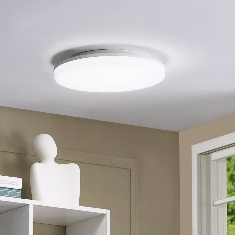 Plafoniera a LED Artin PRIOS, Bianco / Opale, Bagno, Plastica, Moderno, Plafoniera LED