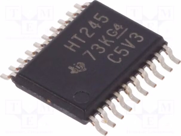 3x 3 Modi, bus, ottale SMD SN74245PW, trasmettitore, canali driver: 8
