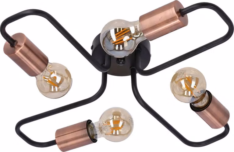Candellux HERPE lampada da soffitto 34-66923 nero