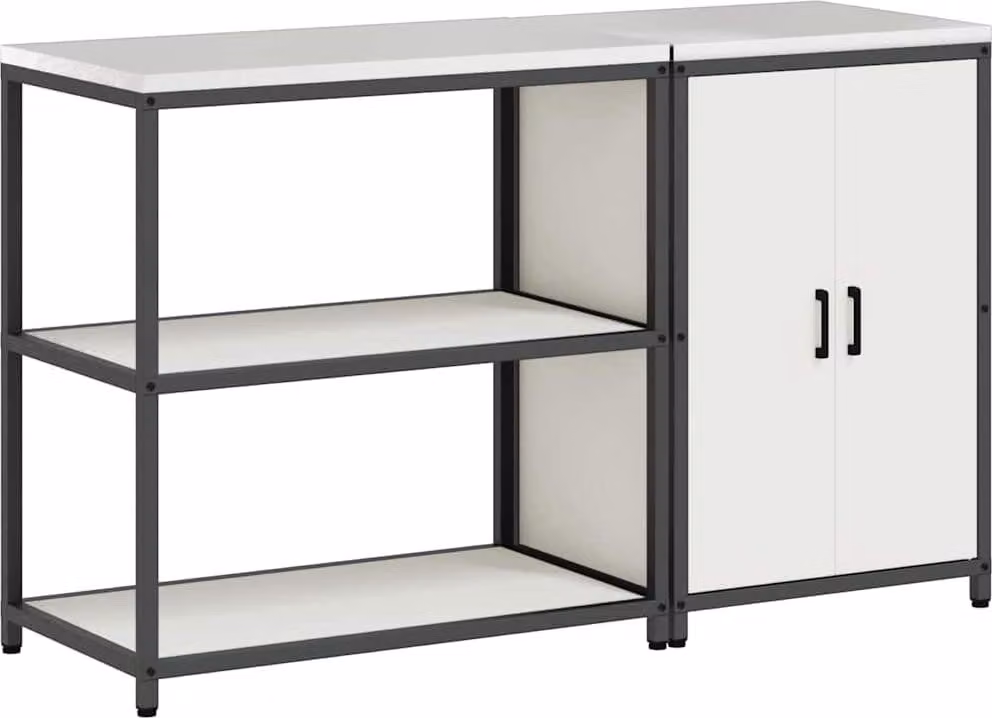 Set di Stoccaggio per Cucina HATTEM 2 pcs Bianco