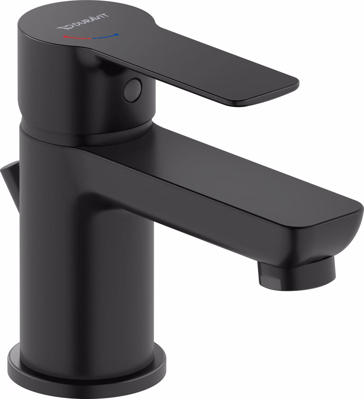 Duravit D-Code Mitigeur monocommandé pour lavabo S FreshStart et Minusflow, avec garniture d'écoulement, DC1013001046, DC1013001046