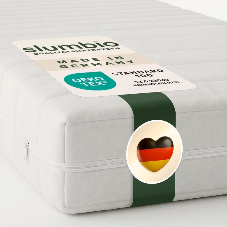 Materasso reversibile SLUMBIO a 7 zone - 140 x 200 x 12 cm - H2/H3
