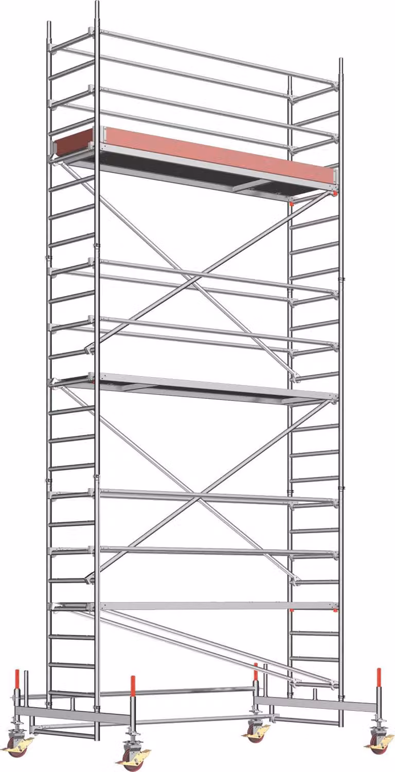 Layher Fahrgerüst Uni Standard P2 Arbeitshöhe 7,35m
