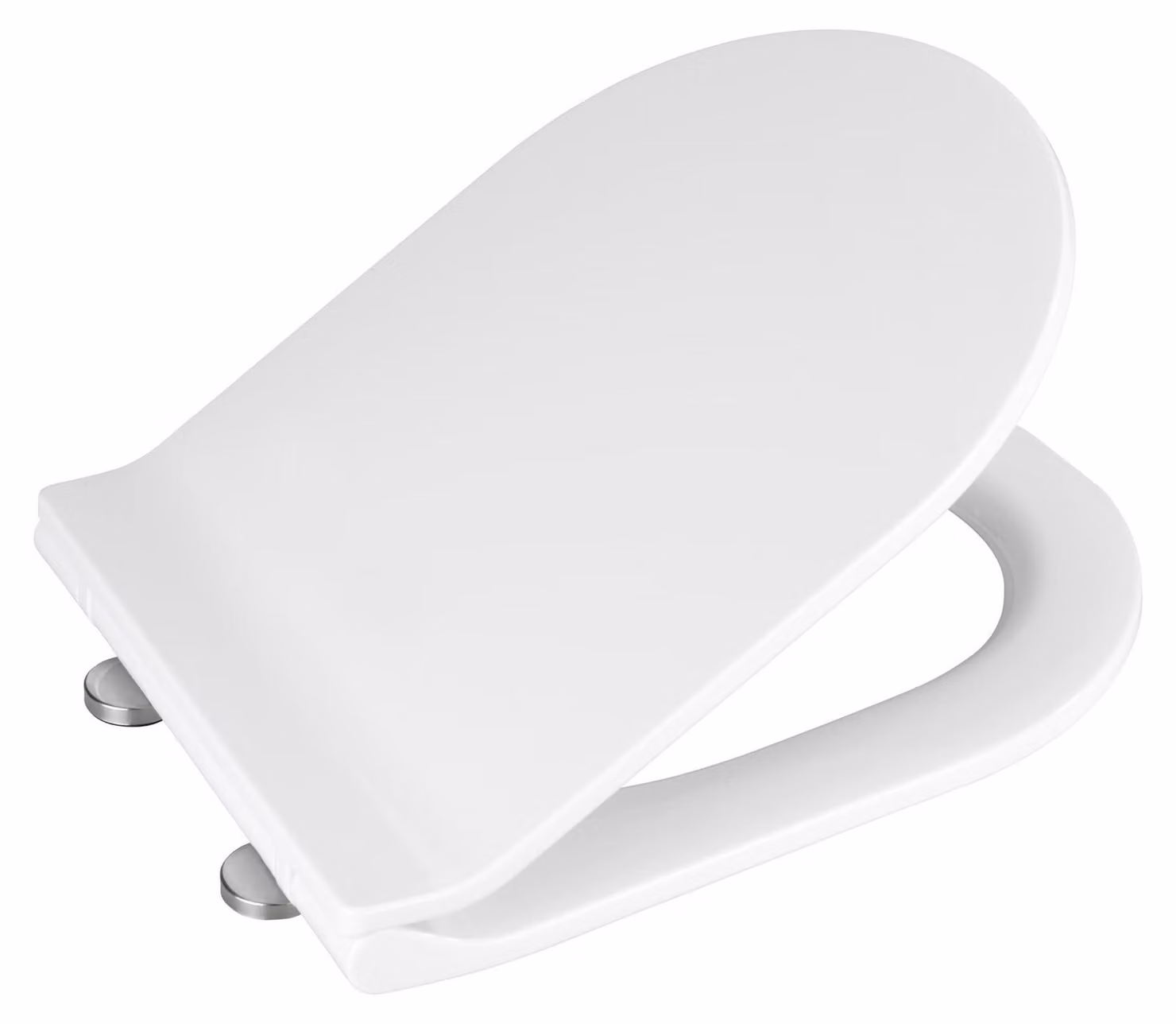 WENKO Premium WC SEAT HABOS Sedile per WC con chiusura morbida Coperchio per WC Sedili per WC bianchi