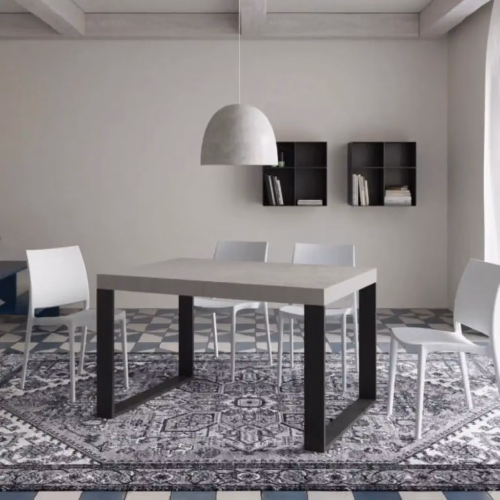 Tavolo allungabile Itamoby Tecno Cashmere con gambe antracite L/P: 140-400 x 90 cm – 2