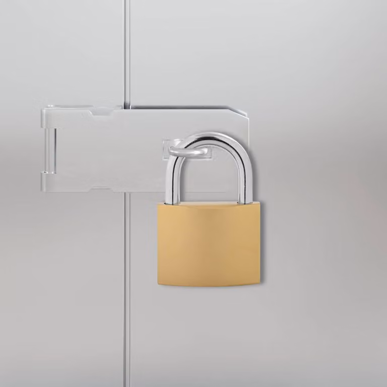 U Lock con Chiavi 12 pcs Ottone Ferro