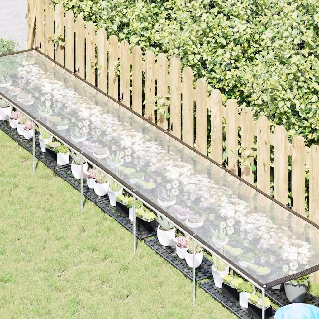 vidaXL Copertura per Piante con Occhielli 1x6 m in Polietilene