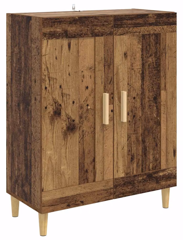 Credenza in legno di recupero 69,5 x 34 x 90 cm Materiale a base di legno