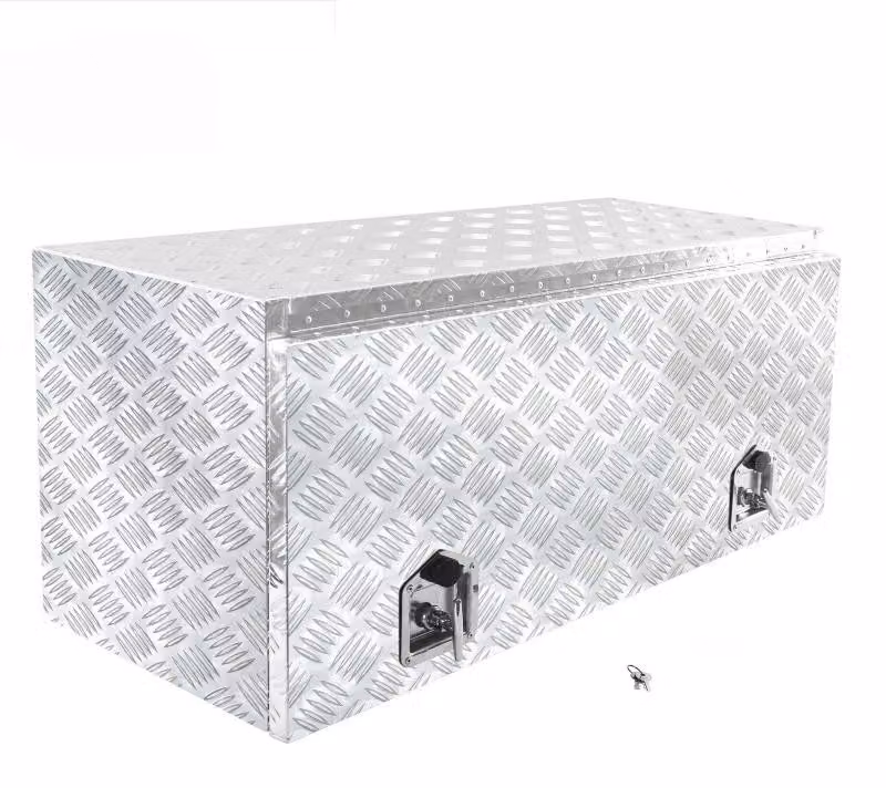 Cassetta degli attrezzi in alluminio - 76 cm (30 pollici) - Leggera - Con serratura - Dimensioni: 76x46x46 cm