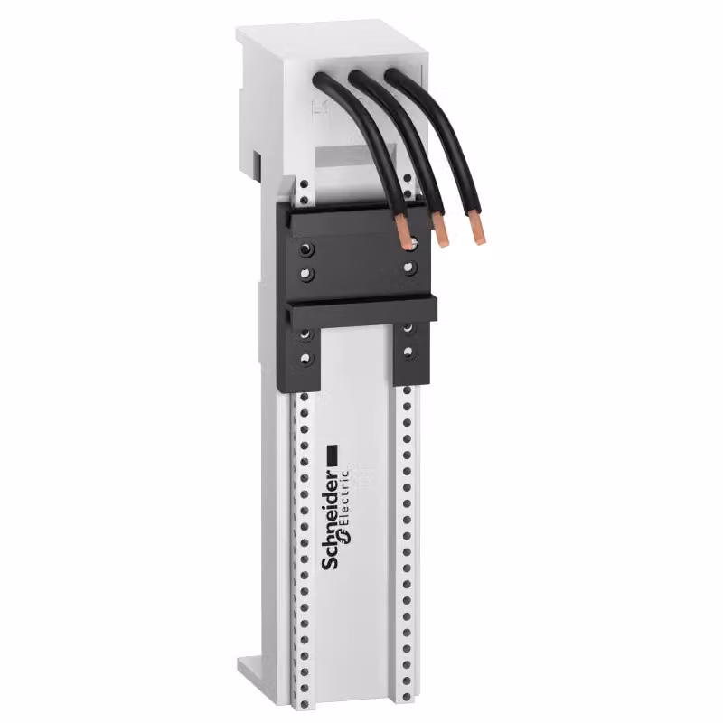 Piastra di montaggio Schneider Electric LA9Z 1x3p 25A, 45x200x63 mm per GV2ME+LC1D, GV2p+LC1K, GV2LE+LP4K LA9ZA32621