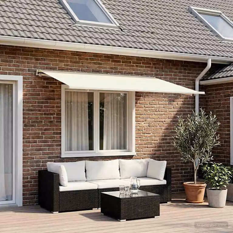 Telo di ricambio per tenda da sole vidaXL in poliestere, colore beige, L 350 x P 250 cm