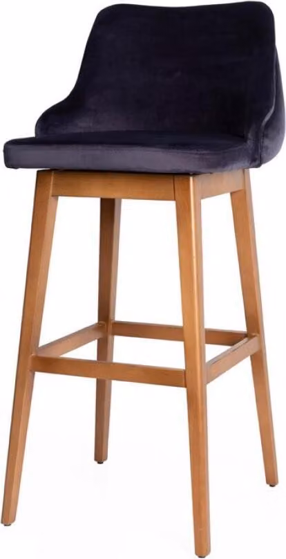 Design Barhocker Stühle Stuhl Tresen Sessel Bar Stoff Lehnstuhl Luxus Polster