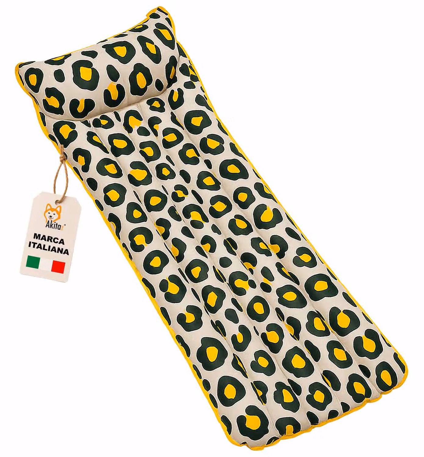 Akitaink Materassino Mare Leopardato 183x69 Gonfiabile