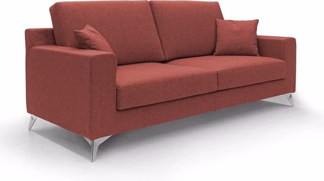 Divano Michael Divani.Store in tessuto impermeabile antimacchia rosso L: 166 cm