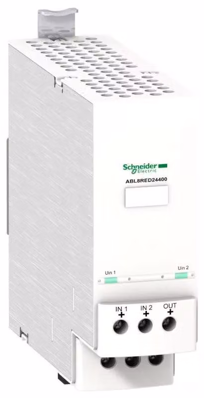 Modulo di ridondanza Schneider Electric, Modicon ABL8, 24-28,8 V CC, 40 A, 1 canale, 1-10 A ABL8RED24400